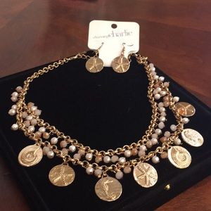 Pretty Nautical Necklace & Earrings